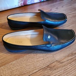 UGG Shoes - UGG black leather mules/slides UGG Shoes - UGG black leather mules/slides